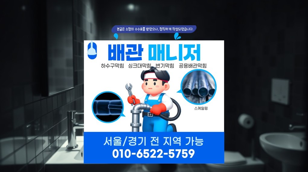 종로 가회동 배관막힘 실제 작업 현장 8