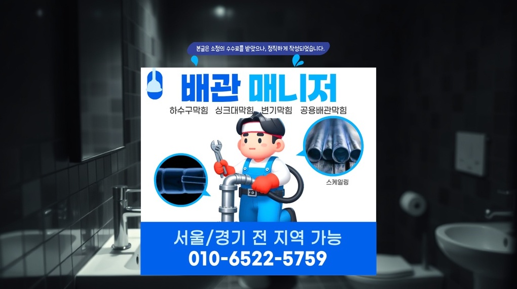 구리 배관막힘 실제 작업 현장 7
