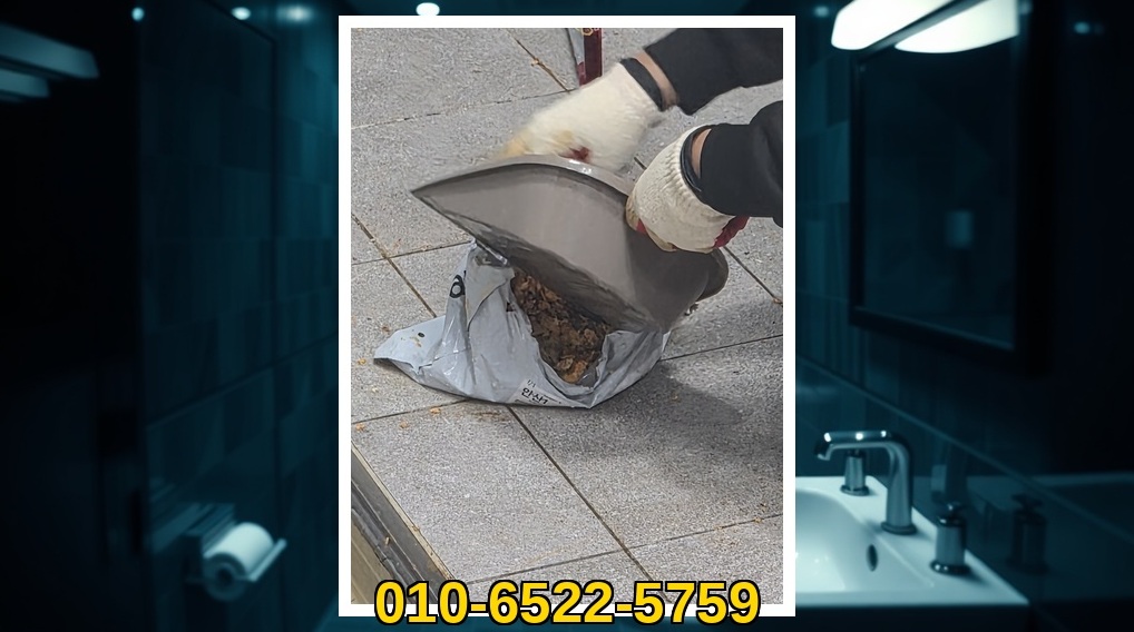 광명 배관막힘 실제 작업 현장 3
