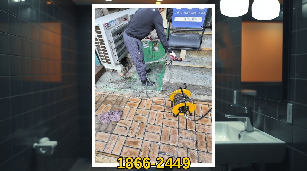 종로 부암동 배관막힘 실제 작업 현장 1
