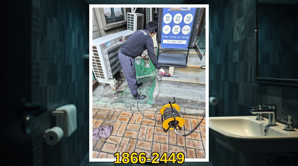 일산동 배관막힘 실제 작업 현장 1