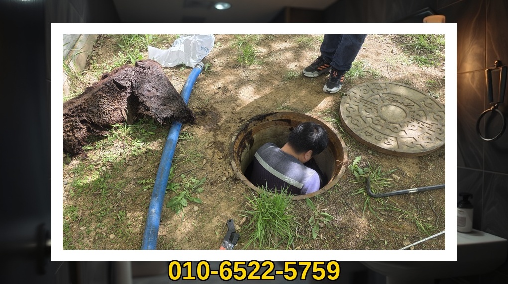 강북 배관막힘 실제 작업 현장 5