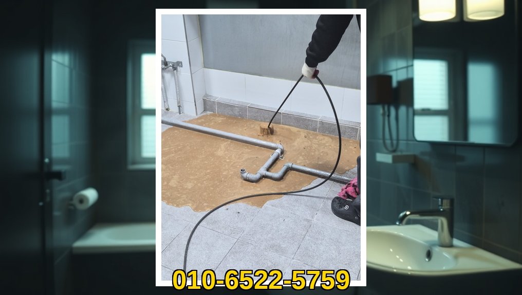상록 성포동 배관막힘 실제 작업 현장 4