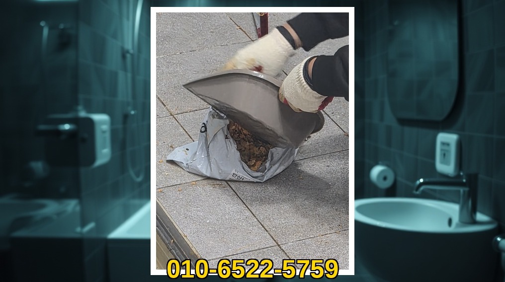 수정 신흥3동 배관막힘 실제 작업 현장 1