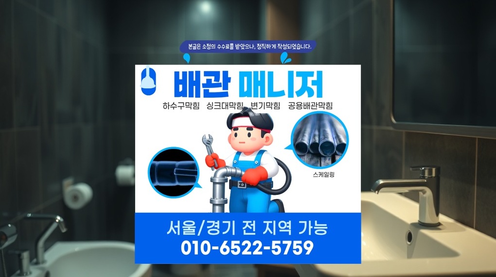 부평 부평1동 배관막힘 실제 작업 현장 13