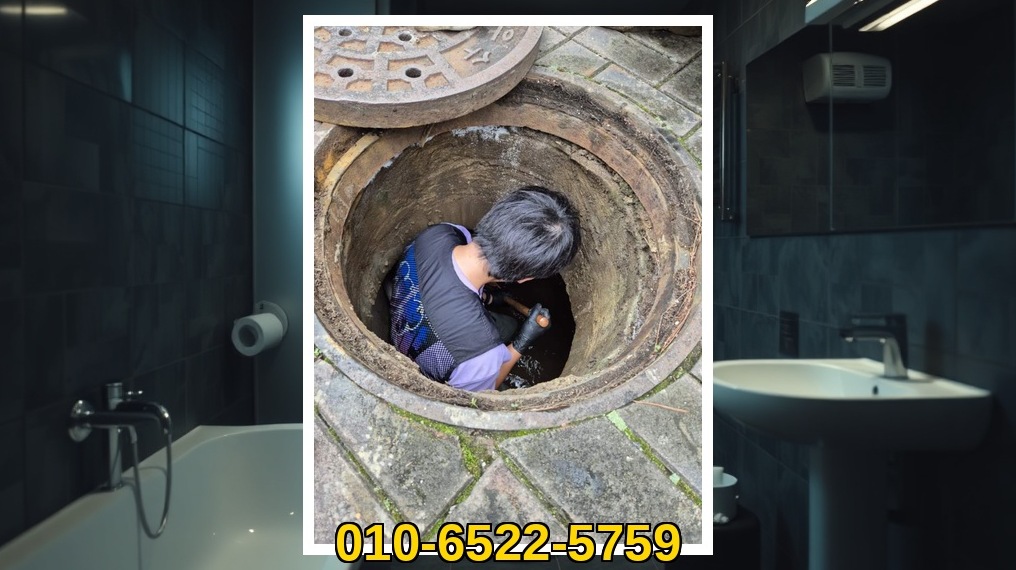 의왕 배관막힘 실제 작업 현장 5