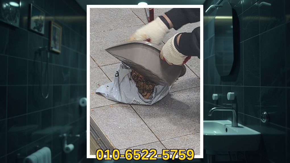팔달 배관막힘 실제 작업 현장 2