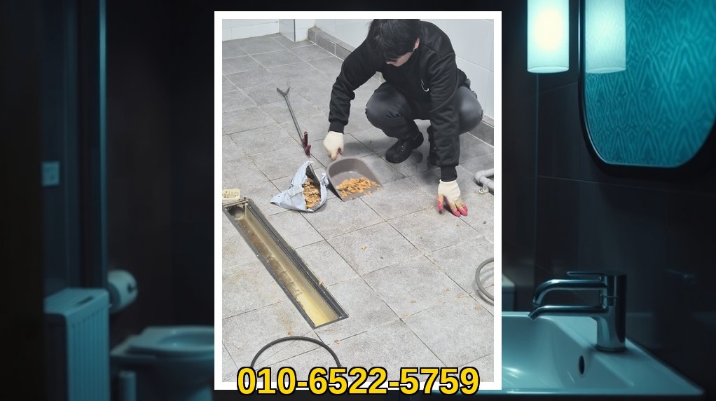 여주 배관막힘 실제 작업 현장 1